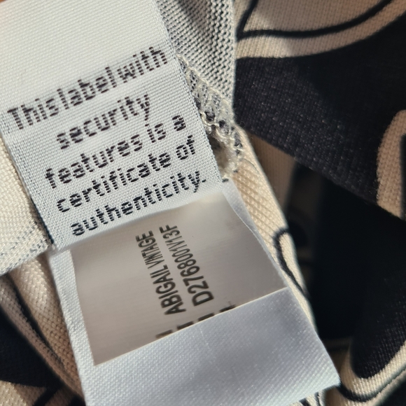 Diane Von Furstenberg DVF sz 12 Abigail Vintage 100% Silk Jersey Midi Wrap Dress - Picture 12 of 15